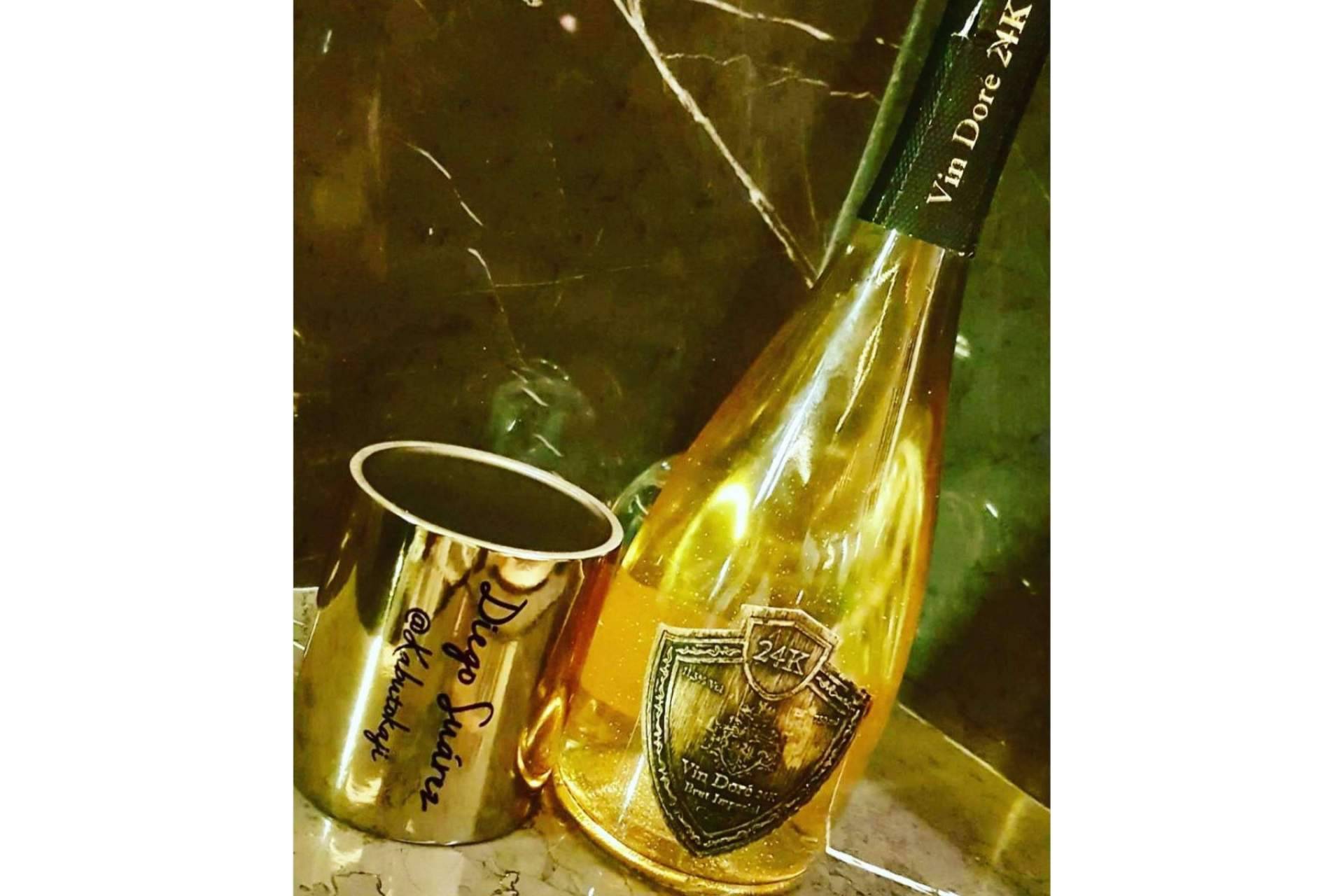 Todo el brillo de uno de los vinos más exclusivos y premium, Vin Doré 24K